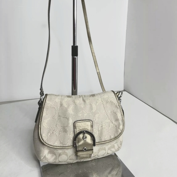 Coach Handbags - COACH Soho Gold Handbag